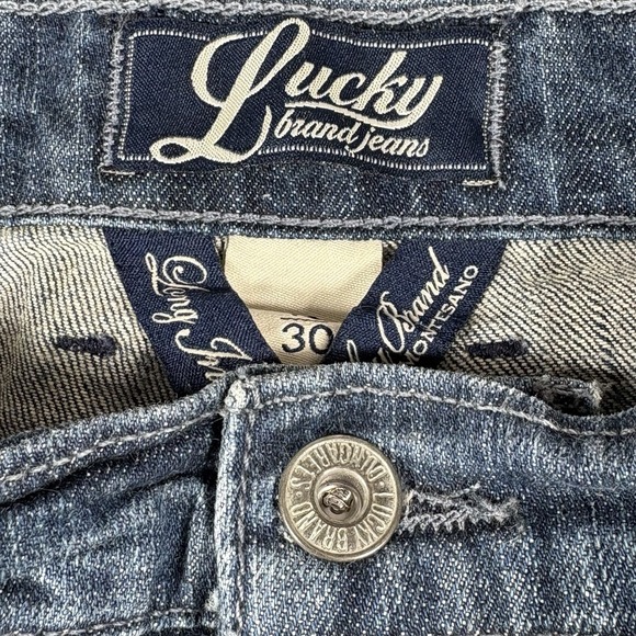 Lucky Brand Easy Rider Jeans Women's Size 10/30 Stretch Straight Leg Denim‎ - Picture 4 of 10